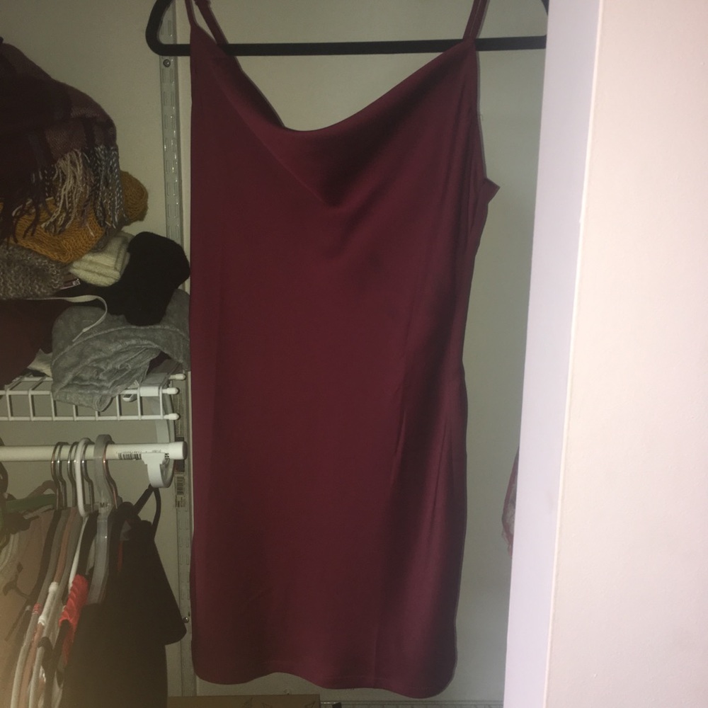 Missguided cowl neck slip dress
